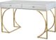 TOV Furniture Grey Lexie Desk-1