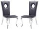 ACME Furniture Cyrene 2-Piece Black/Stainless Steel Dining Side Chair-0