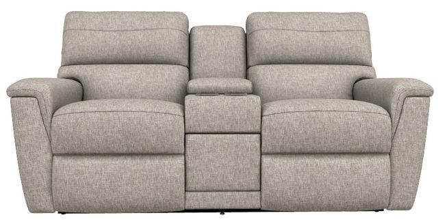 La-Z-Boy® Ava Whisper Power Reclining Loveseat with Console, Headrest, and Lumbar-1
