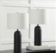Renwil® Augusta 2-Piece Matte Black Table Lamp-4