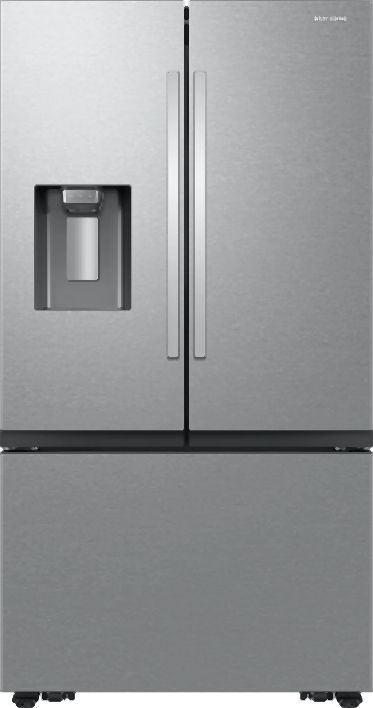 Samsung Bespoke AI 36" 25.5 Cu. Ft. Fingerprint Resistant Stainless Steel Counter Depth Freestanding French Door Refrigerator-0