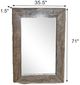 A & B Home Brown 71" Rectangle Mirror-2