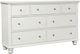aspenhome® Cambridge White Double Dresser-0