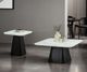 Furniture of America® Sindal White Coffee Table with Black Base-2