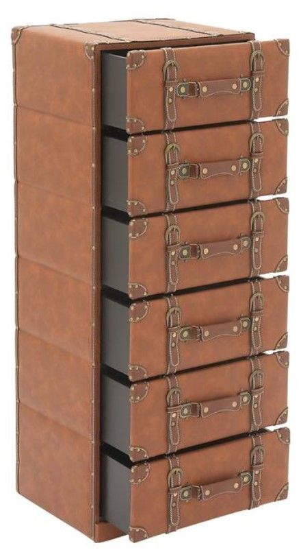 Deco Marche Brown Accent Cabinet-1
