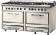Viking® Tuscany 66" Pure White Pro Style Dual Fuel Range with 2 Induction-2