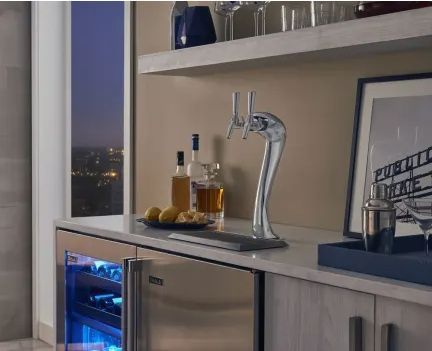 Perlick® Signature Adara Series 24" Stainless Steel Built-in Beverage Dispenser-2