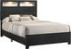 Crown Mark Candence Black King Bookcase Bed-0