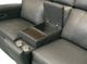 Flexsteel® Wyatt 6-Piece Gunmetal Power Reclining Sectional with Power Headrest and Lumbar-4
