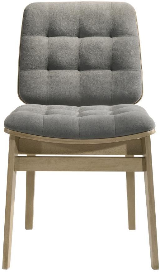 Coaster® Redbridge 2-Piece Gray/Natural Oak Dining Side Chair Set-4