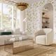 TOV Furniture Jordan Cream Velvet Swivel Accent Chair-1