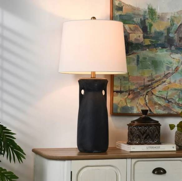 Stylecraft Arlo Black Table Lamp-3