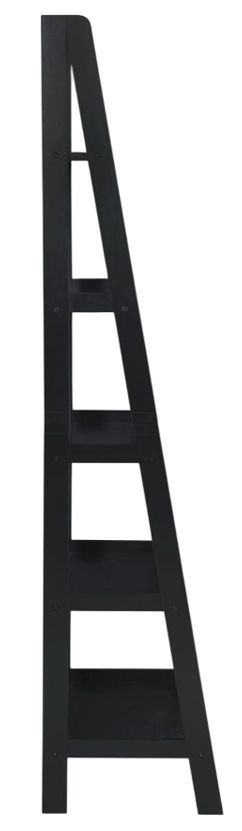 Linon Rossland Black Bookshelf-4
