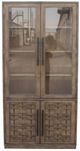 Nest Home Collections Madison Antique Natural Tall Cabinet-1
