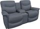 La-Z-Boy® James Midnight Manual Reclining Loveseat with Console-0