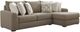 Albany Industries 3-Piece Haven Cocoa Sectional-0