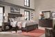 aspenhome® Oxford Peppercorn King Panel Bed-1
