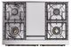 Ilve® Nostalgie II Noblesse 40'' Graphite Matte Pro Style Dual Fuel Range with Burnished Trim-2