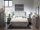 Legacy Classic Horizons Deep Sable Full Upholstered Panel Headboard-1