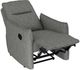 Emerald Home Justine Charcoal Manual Recliner-1