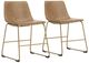 Signature Design by Ashley® Ciabori Gold/Toast Upholstered Dining Side Chair-4