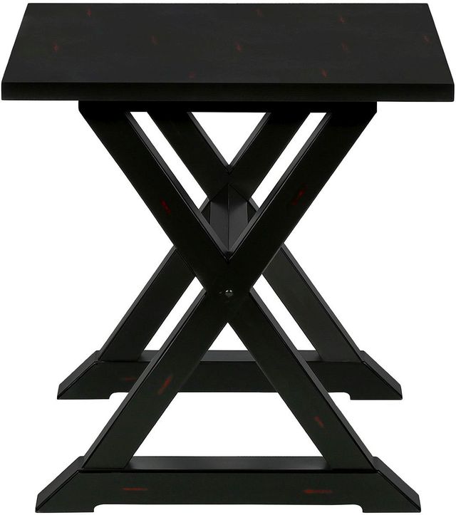 Monarch Specialties Inc. Black Veneer Square End Table-2