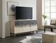 Hooker® Furniture Melange Gray/Rustic Light Entertainment Console-1