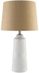 Surya Tellico White Table Lamp-0