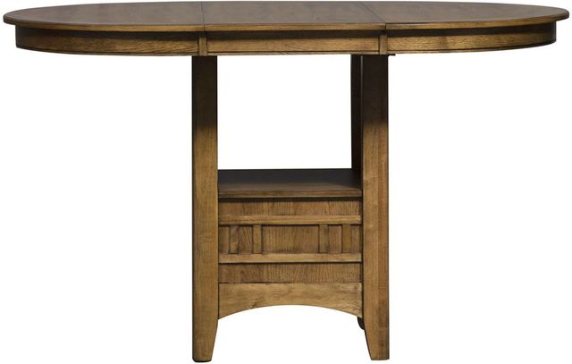 Liberty Furniture Santa Rosa II 5-Piece Antique Honey/Gray Pub Dining Set-3