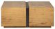 Magnussen Home® Ripley Rustic Caramel Brown Square Cocktail Table with Casters-2