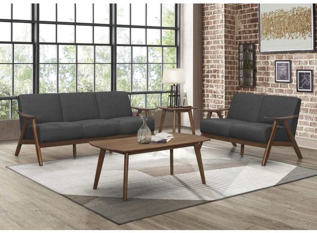 Mazin Furniture Damala Dark Gray Loveseat-3