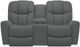 La-Z-Boy® Rori Grey Reclining Loveseat with Console-1