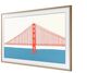 Samsung The Frame Customizable 65" Teak Modern Bezel-2