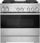 JennAir® NOIR™ 36" Stainless Steel Pro Style Dual Fuel Range-0