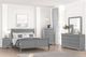Furniture of America® Louis Philippe Gray Queen Sleigh Bed-2