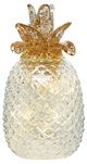 A & B Home Clear Large Glass Pineapple with LED Light-1