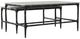 Coaster® Ebby 2-Piece White Nesting Coffee Table with Black Base Set-4