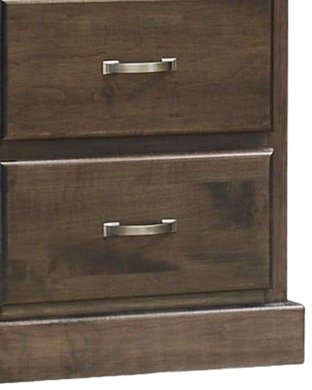 Wolfcraft Furniture Vesper Brown 3-Drawer Nightstand-1