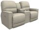 La-Z-Boy® Cade Pebble Power Reclining Loveseat with Console, Headrest, and Lumbar-0