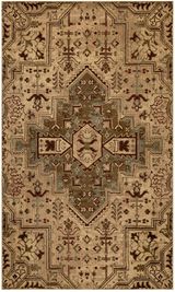 Blue/Ivory Medallion