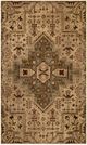 KAS Rugs Heritage Blue/Ivory Medallion 5'x8' Area Rug-0