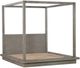 Modus Furniture Melbourne Mineral Eastern King Canopy Bed-2