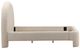 Dovetail Furniture Amir Cream Queen Upholstered Panel Bed-2