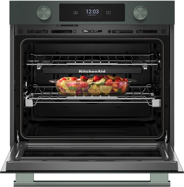 KitchenAid® 30" Juniper Smart Single Electric Wall Oven with Intelligent Cooking Camera-2