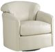 Craftmaster® Customizable CM Leather Swivel Chair-3