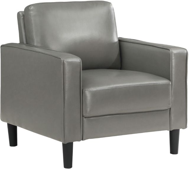 Coaster® Ruth Gray Upholstered Track Arm Accent Chair-0