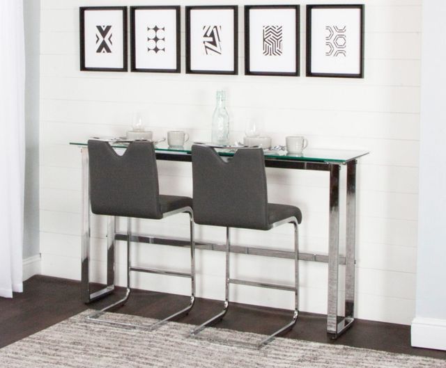 Cramco Dana Charcoal/Chrome Counter Stool-2