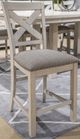 Signature Design by Ashley® Robbinsdale 7-Piece Antique White Counter Height Dining Table Set-2