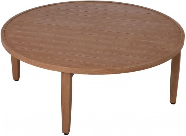 Meridian Furniture Maui Natural Aluminum Outdoor Coffee Table-1