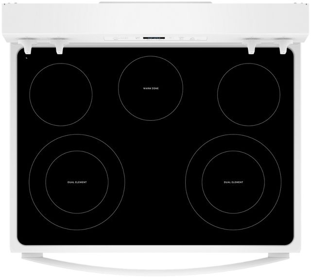 Whirlpool® 30" White Freestanding Electric Range with No Preheat Mode and Steam Clean-0